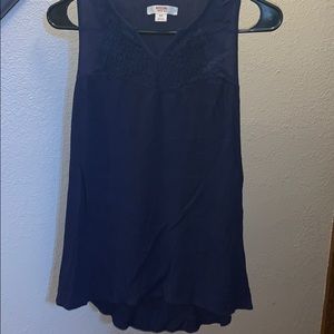 Navy blue tank top